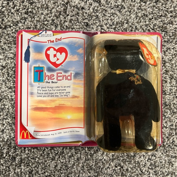 McDonalds teenie beanie The End bear - Picture 1 of 2
